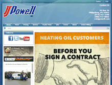 Tablet Screenshot of jjpowell.com